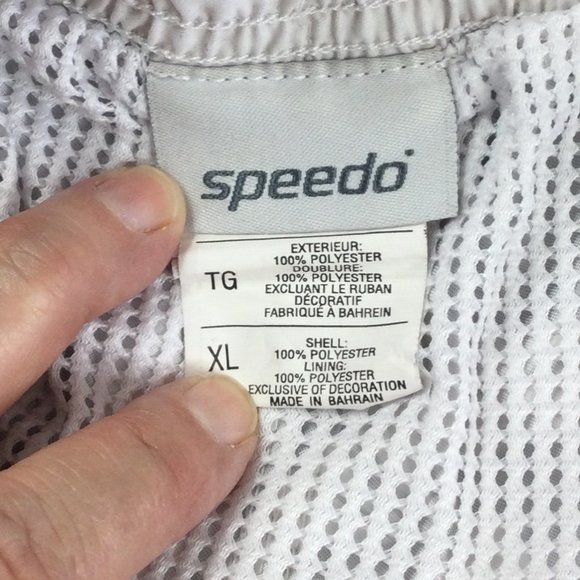 Speedo Black/White Hibiscus Board Shorts, XL - Picture 4 of 5